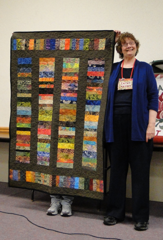 Cathy Hanson, "Wounded Warrior Quilt"